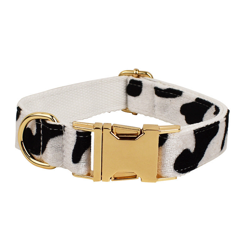 Cow Print 5 Piece Dog Walking Set