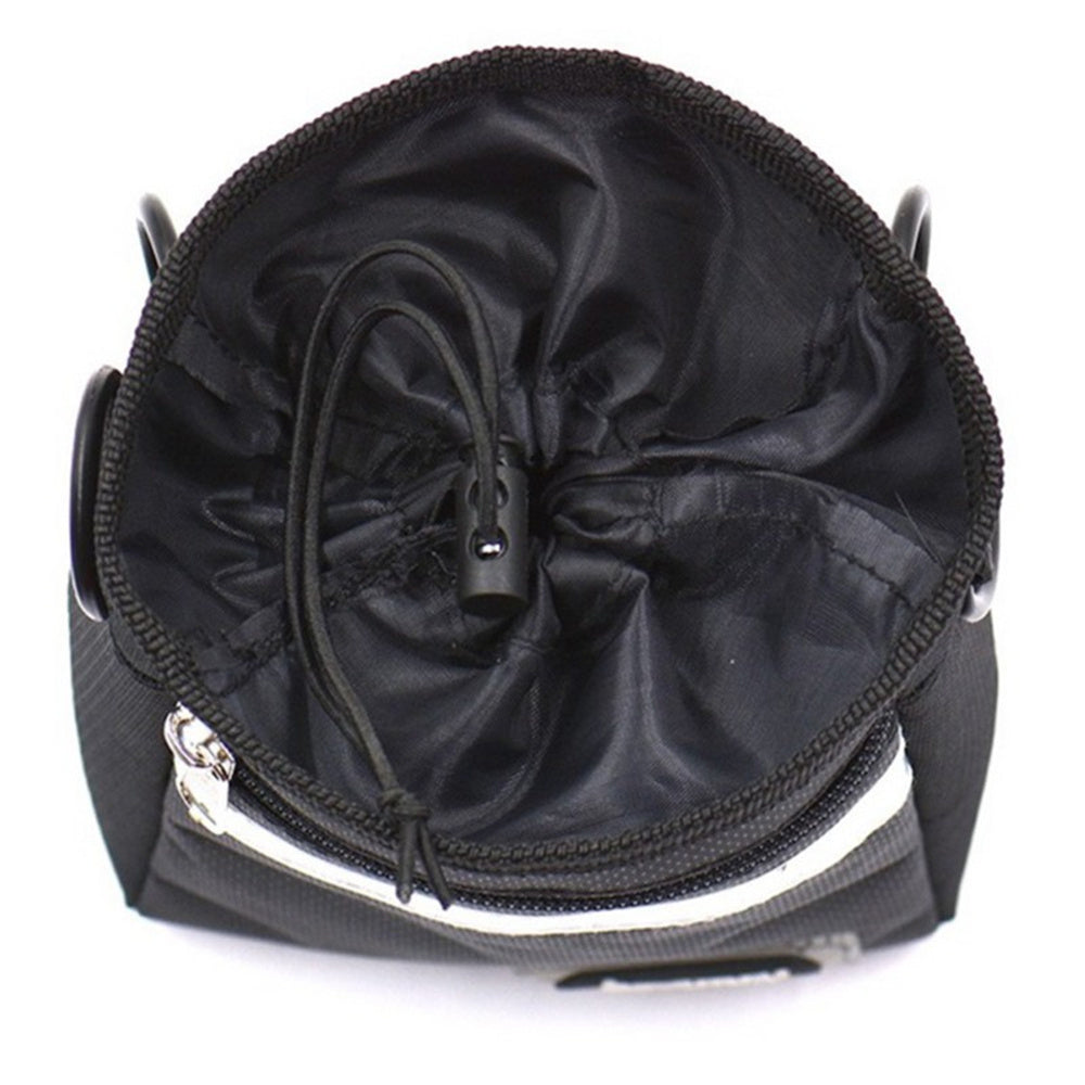 Dog Training Treat Bag with Belt and Headphone/Poopbag dispenser - Black/Grey