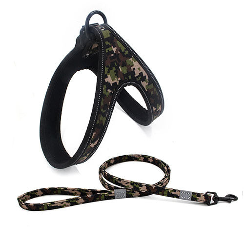 High Fashion Step in Dog Harness and Leash Set - Multiple Colour Options Available