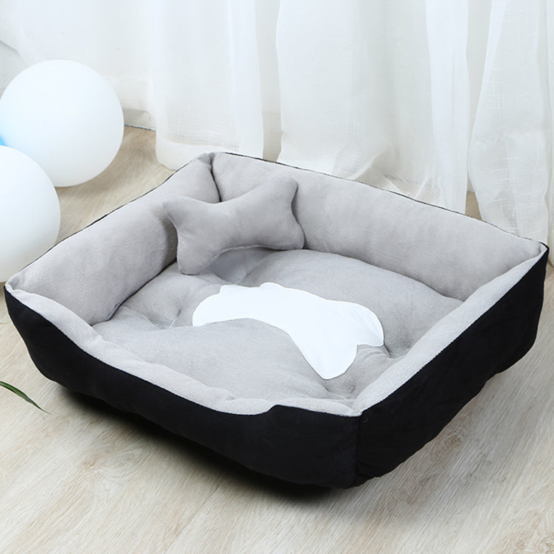 Minimalist Extra Comfort Dog Bed - Tan/Bone/Grey