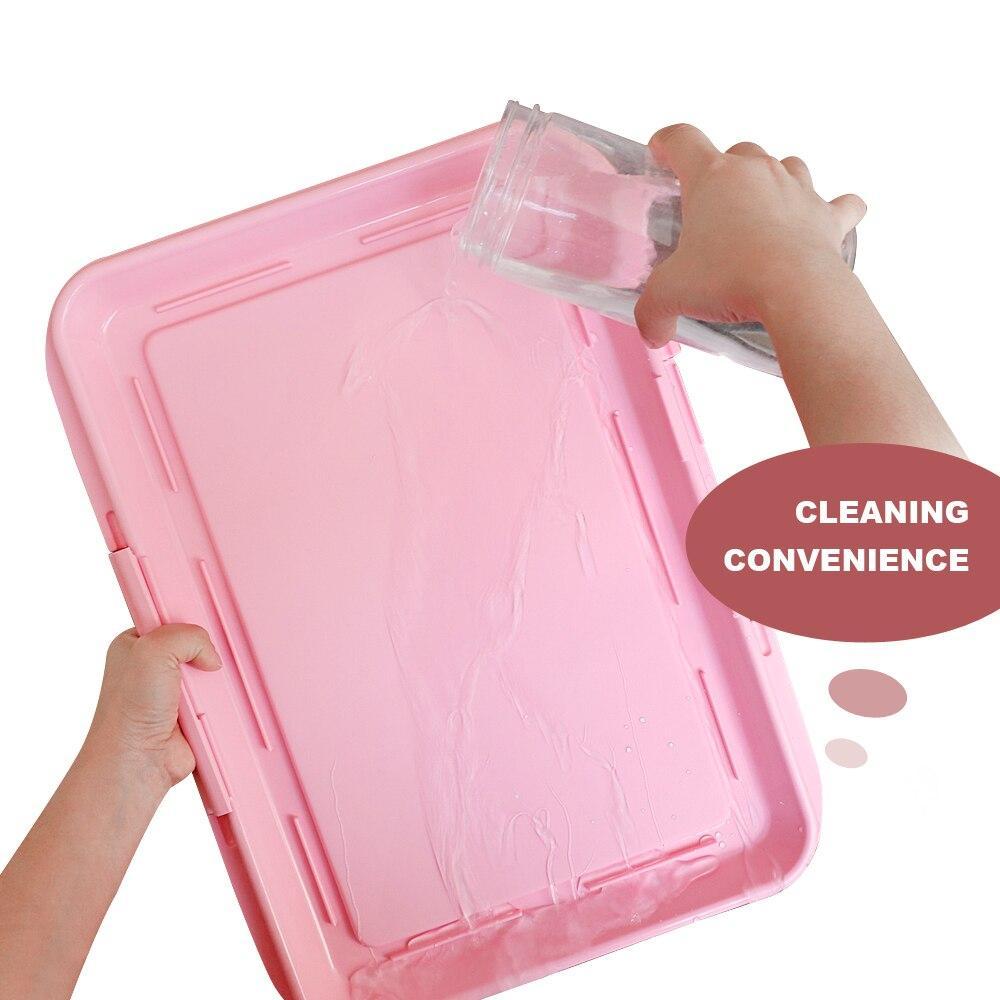 Dog Toilet for Puppies, Sick or Elderly Dogs, Apartment Living - Blue/Pink