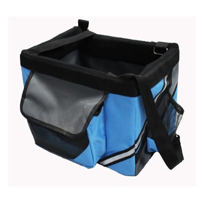 Dog Bicycle Carrier Seat - Blue/Black/Coffee