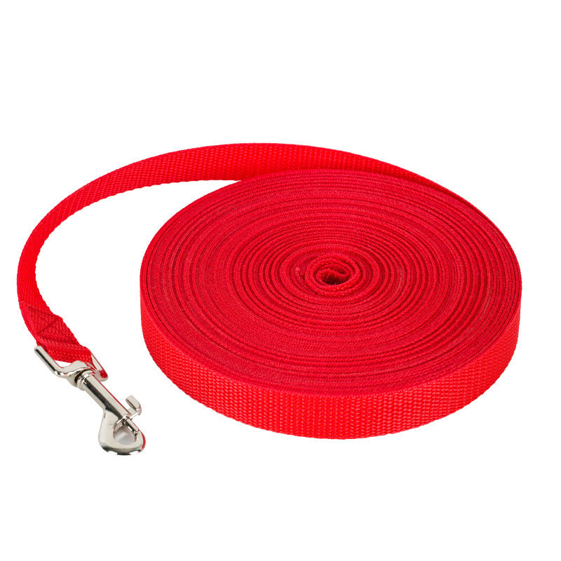 Nylon Long Line Recall Training Dog Lead