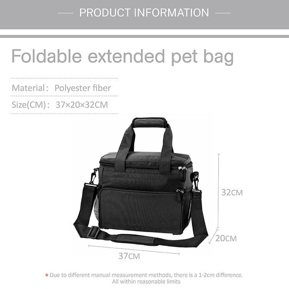 Dog Travel / Overnight Bag with Suitcase Strap