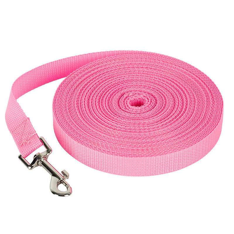 Nylon Long Line Recall Training Dog Lead