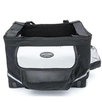 Dog Bicycle Carrier Seat - Blue/Black/Coffee