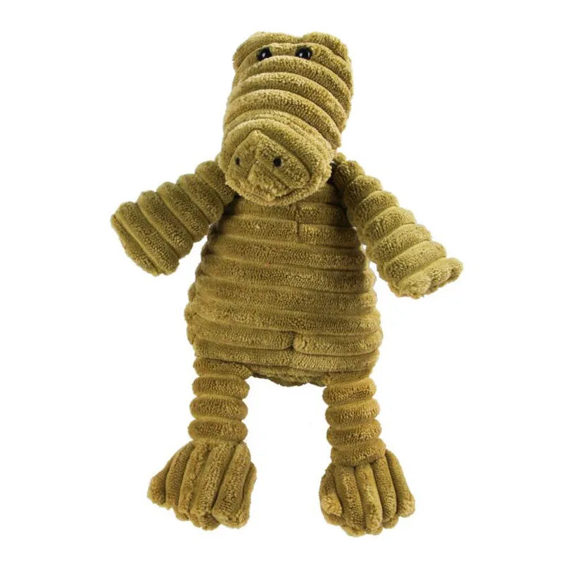 Bite Resistant Squeaky Corduroy Dog Toy