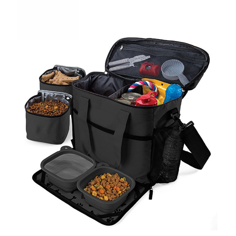 Dog Travel / Overnight Bag with Suitcase Strap