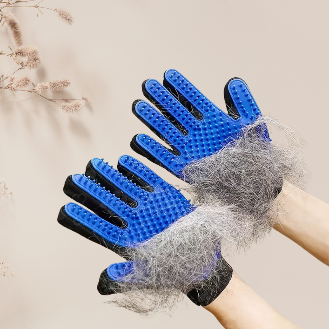 Dog Grooming Deshedding Gloves