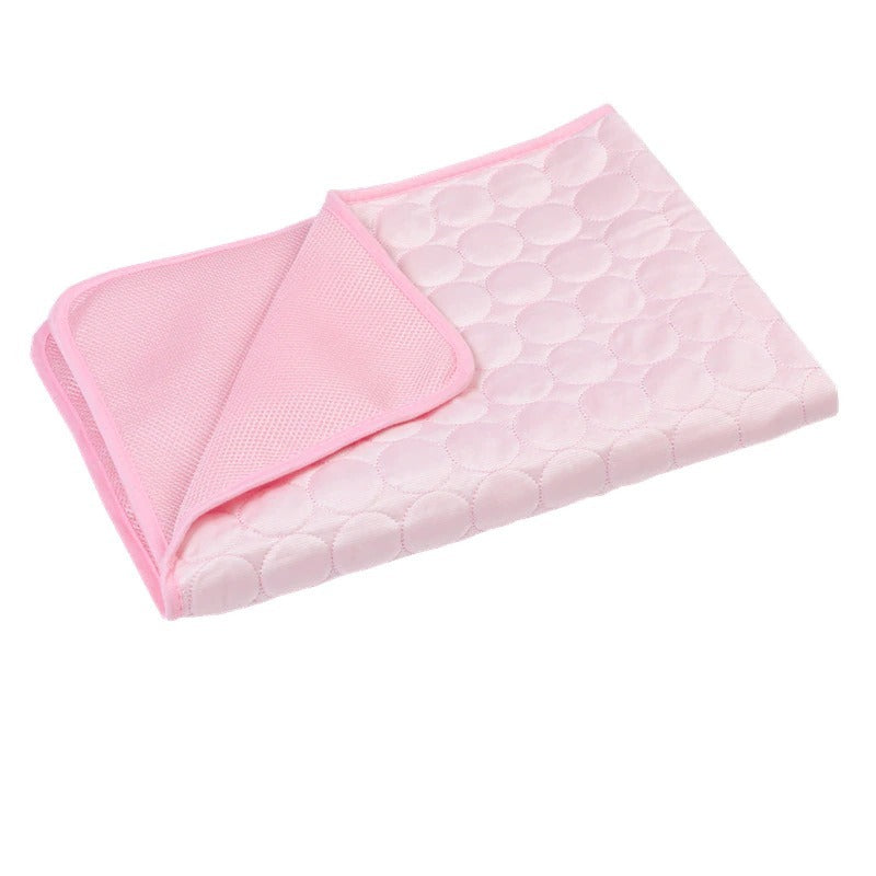 Breathable Mesh Cooling Dog Mat - Blue/Coffee/Grey/Pink