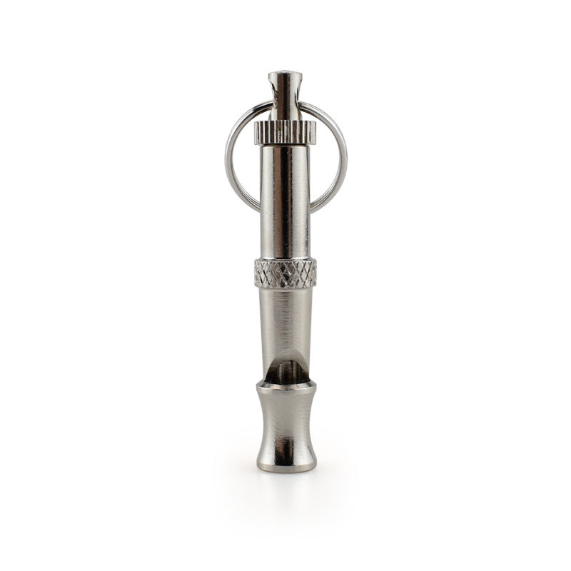 Dog Recall Training Whistle Silver