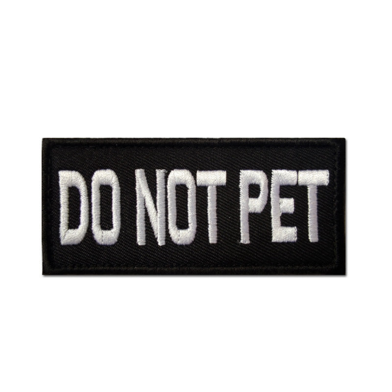 Embroidered Velcro Dog Lead Patches