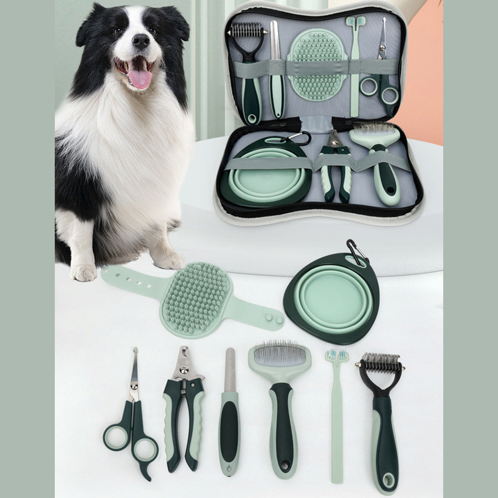 8 Pc Professional At Home Dog Grooming Kit