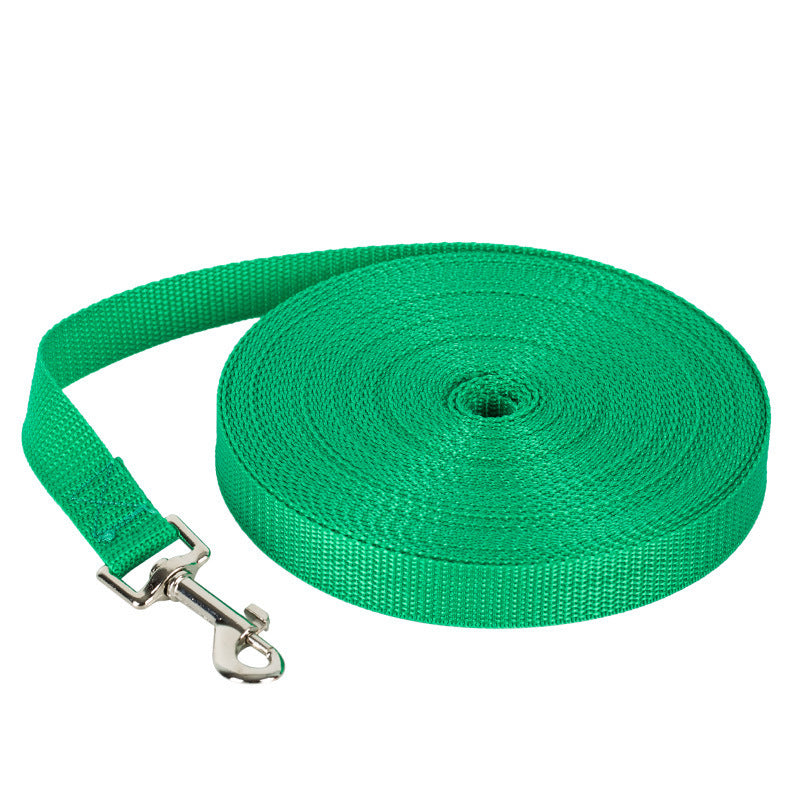 Nylon Long Line Recall Training Dog Lead