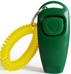2 in 1 Dog Training Whistle and Clicker - Multiple Colour Options Available