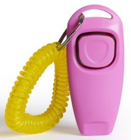 2 in 1 Dog Training Whistle and Clicker - Multiple Colour Options Available