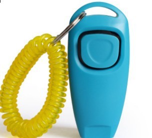 2 in 1 Dog Training Whistle and Clicker - Multiple Colour Options Available