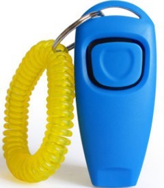 2 in 1 Dog Training Whistle and Clicker - Multiple Colour Options Available