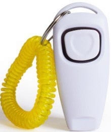 2 in 1 Dog Training Whistle and Clicker - Multiple Colour Options Available