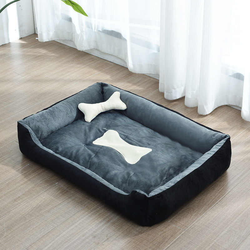 Basics Bone Design Soft Cotton Dog Bed