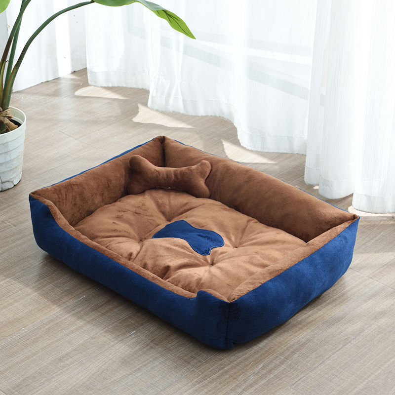 Basics Bone Design Soft Cotton Dog Bed