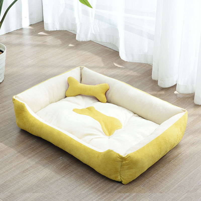 Basics Bone Design Soft Cotton Dog Bed