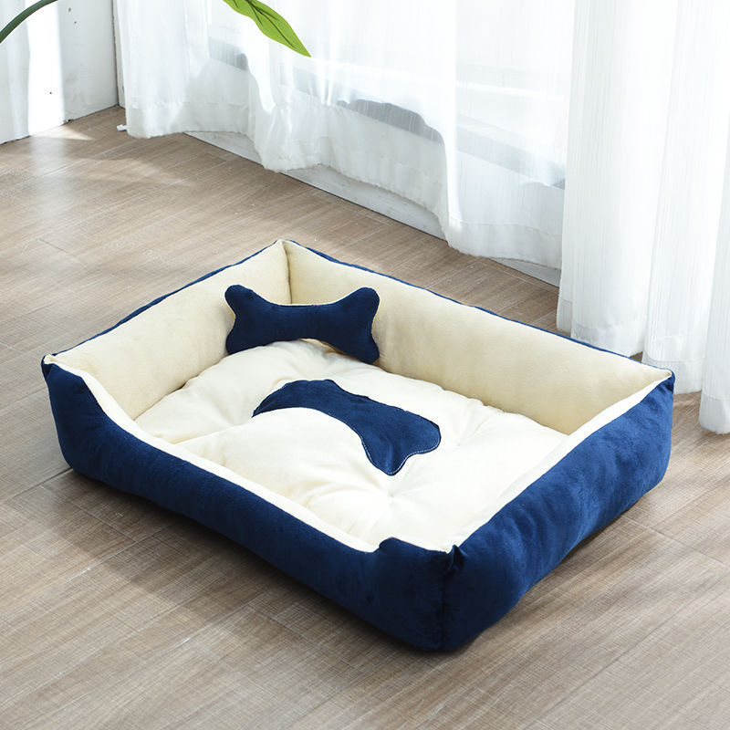 Basics Bone Design Soft Cotton Dog Bed