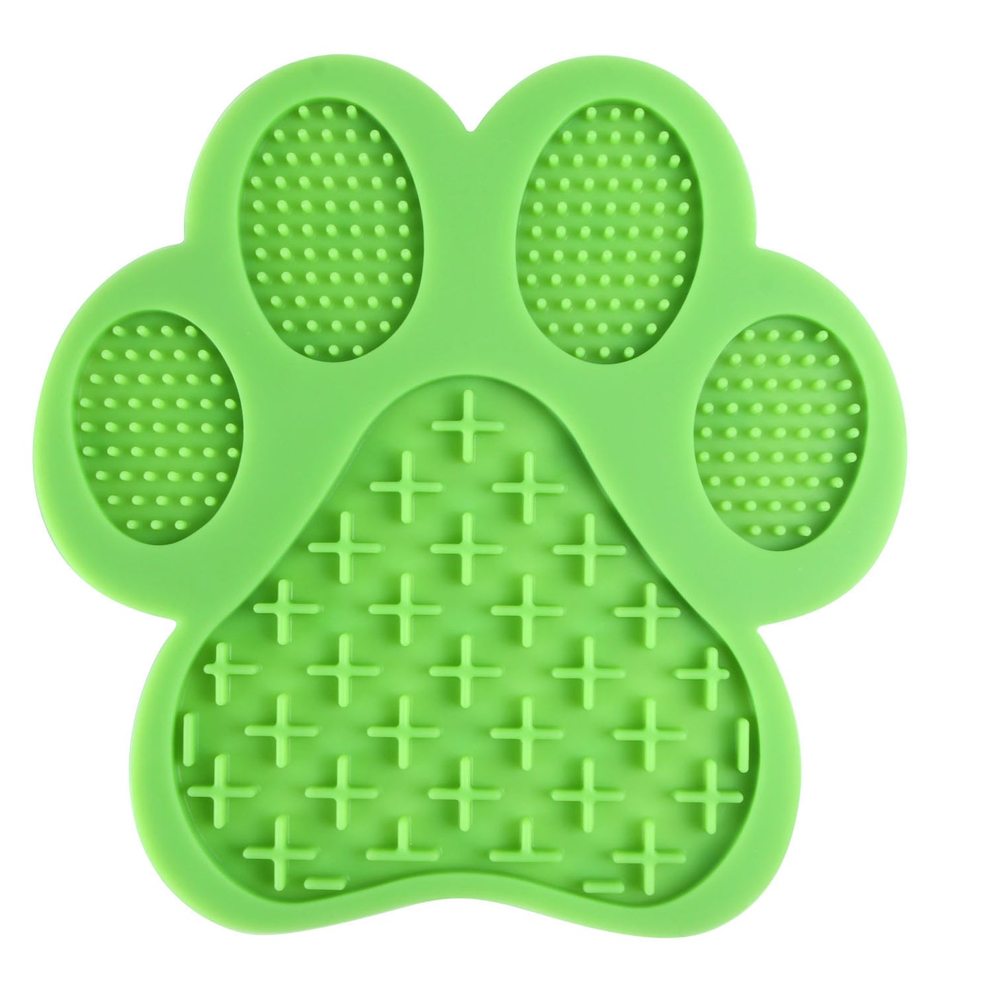 Paw Shape Silicone Dog Lick Mat - Blue/Green/Red/Yellow/SkyBlue