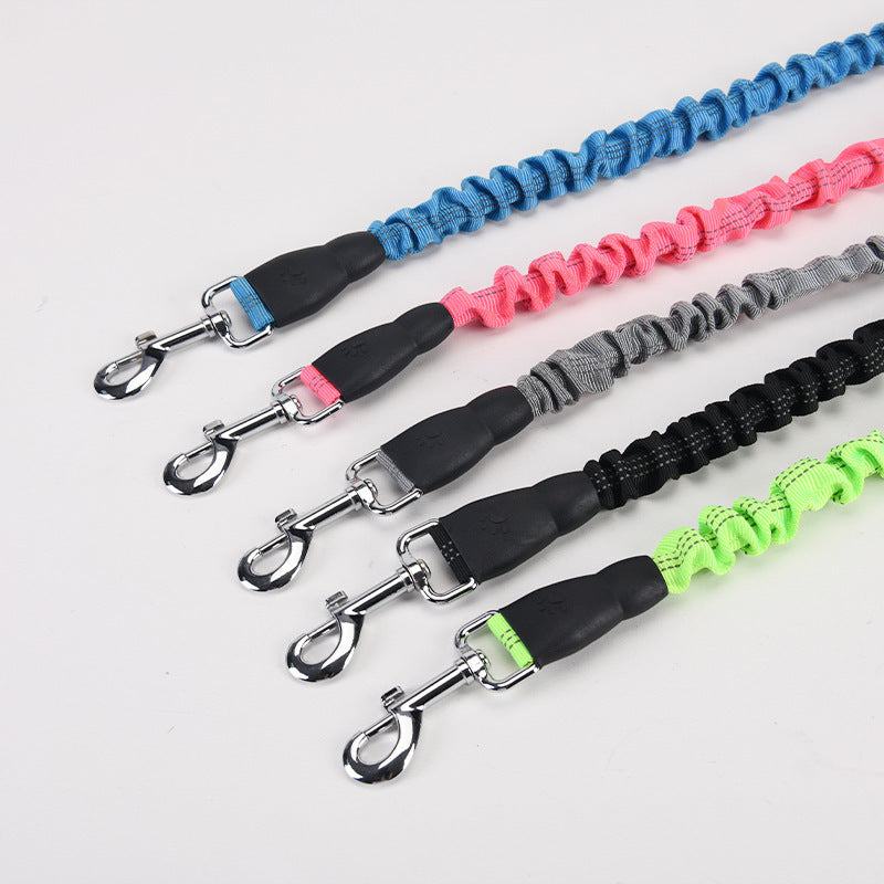 Shock Absorbing Dog Lead for Heavy Pullers