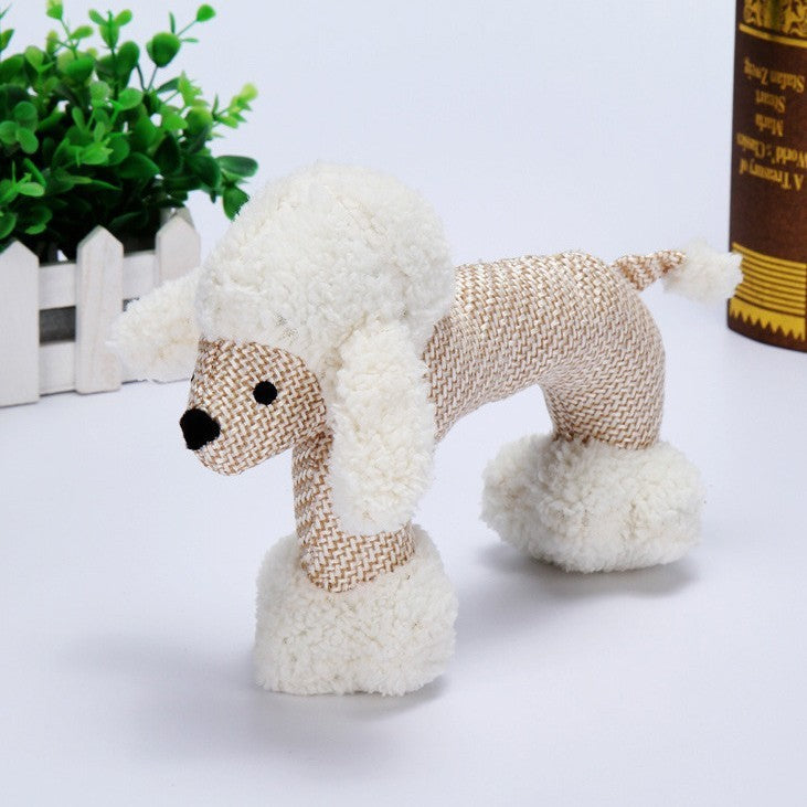 Plush Dog Animal Toy - Elephant/Monkey/Poodle
