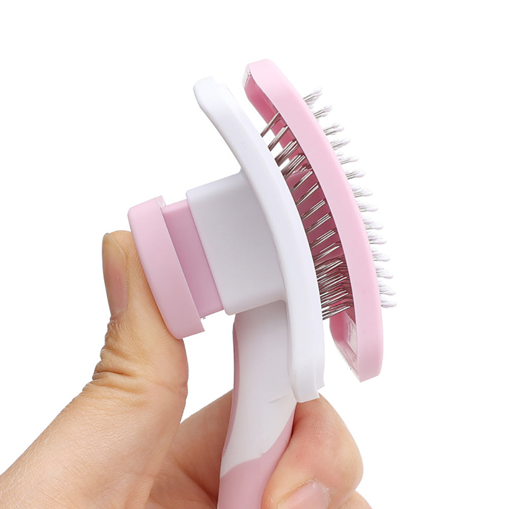 Self Cleaning Slicker Brush - Green/Orange/Pink