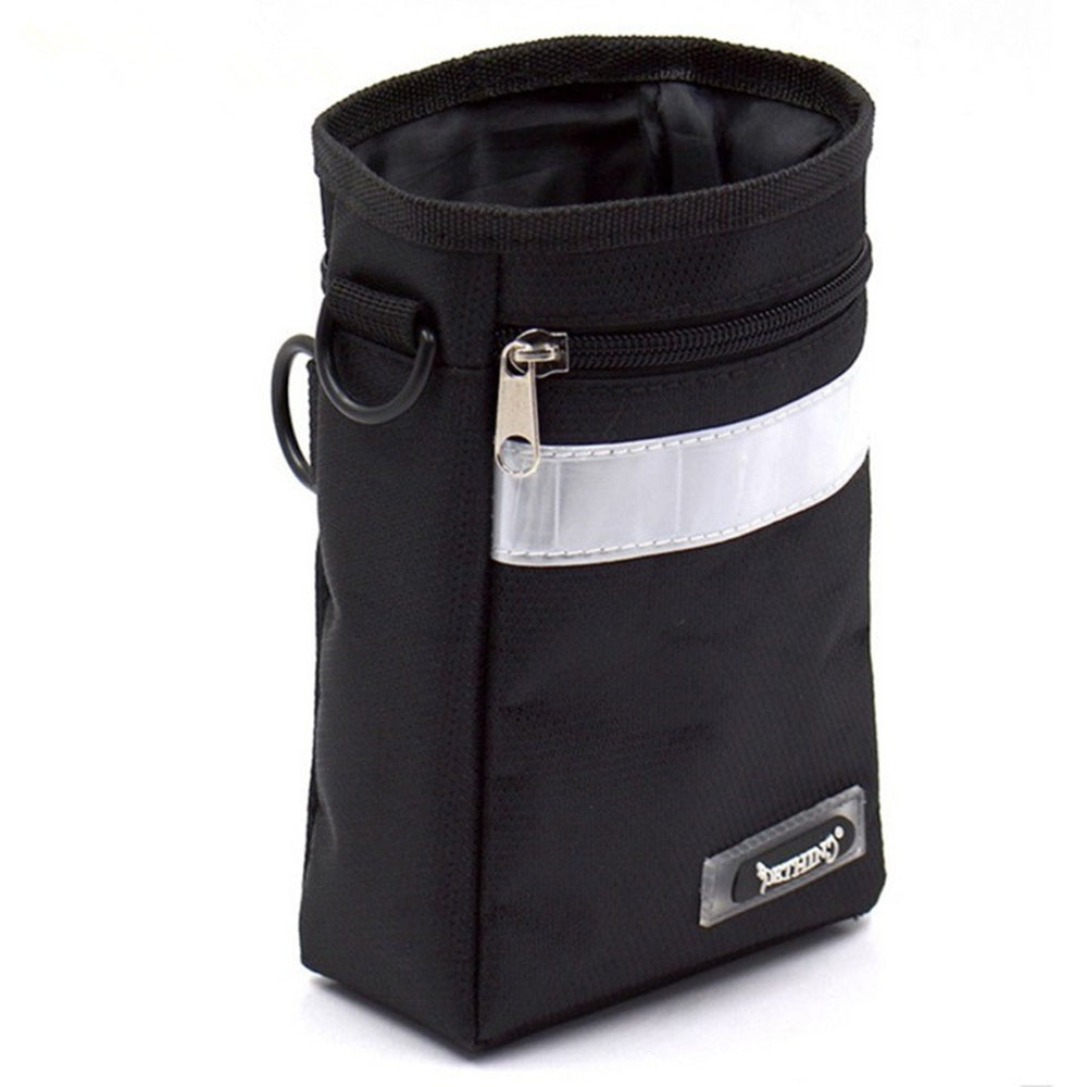 Dog Training Treat Bag with Belt and Headphone/Poopbag dispenser - Black/Grey