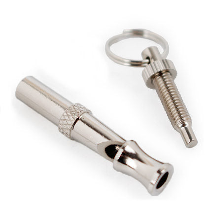 Dog Recall Training Whistle Silver
