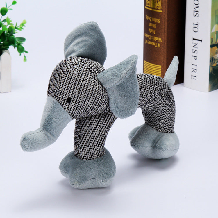 Plush Dog Animal Toy - Elephant/Monkey/Poodle