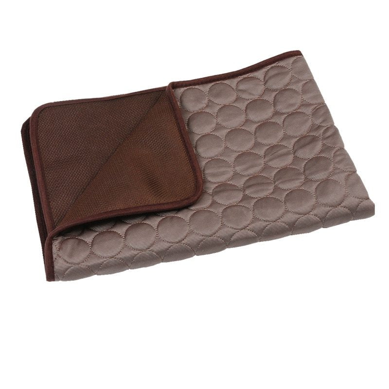 Breathable Mesh Cooling Dog Mat - Blue/Coffee/Grey/Pink