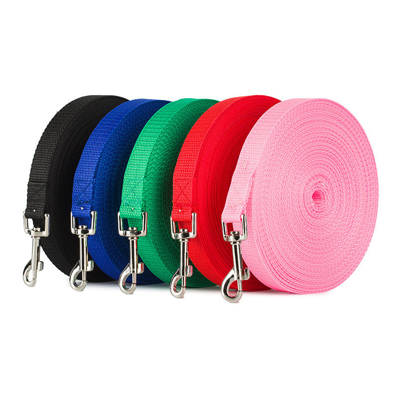 Nylon Long Line Recall Training Dog Lead