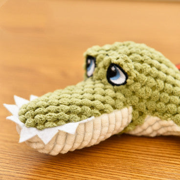 Alligator Plush Rope Dog Chew Toy