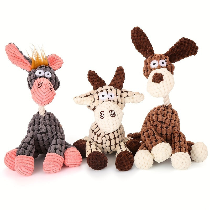 Heavy Duty Dog Toy - Giraffe/Dog/Donkey