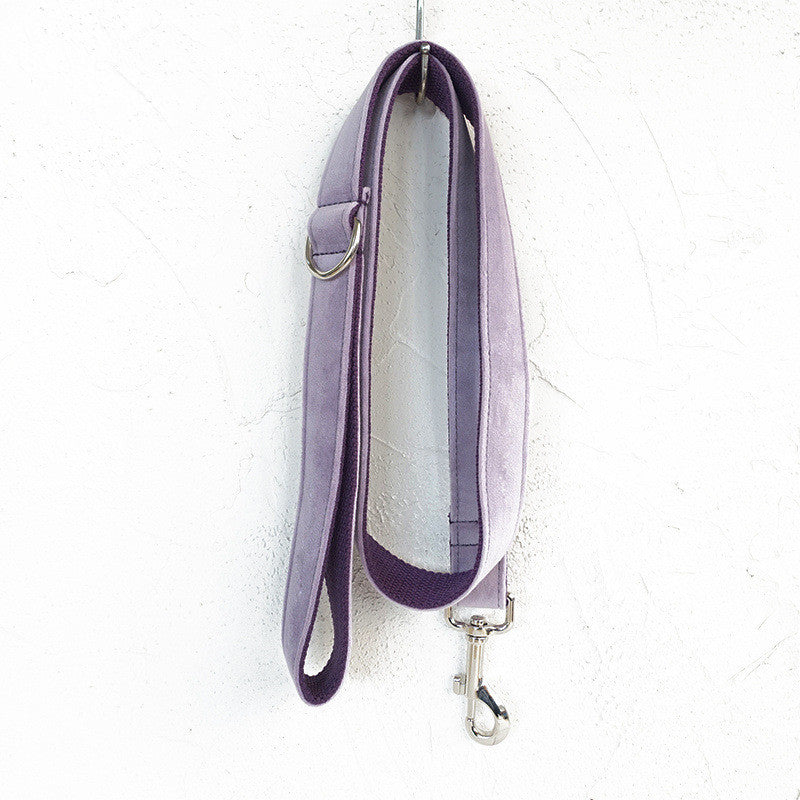 Luxury Thick Cashmere Style Dog Collar and leash Set