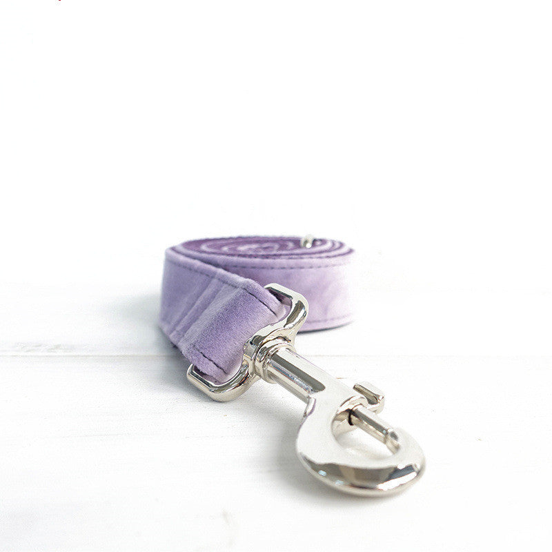 Luxury Thick Cashmere Style Dog Collar and leash Set