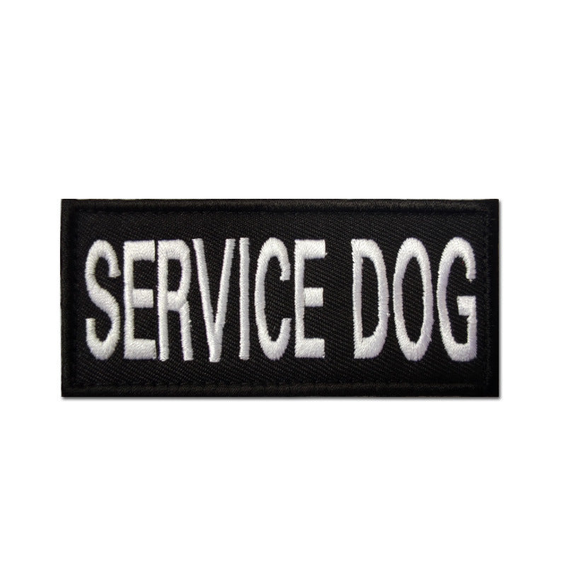 Embroidered Velcro Dog Lead Patches