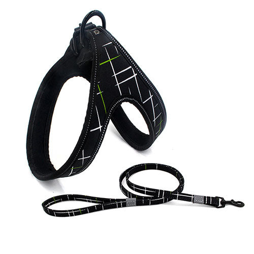High Fashion Step in Dog Harness and Leash Set - Multiple Colour Options Available