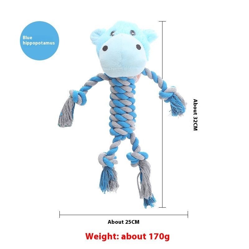 Animal Shape Tough Chew Dog Toy - Options Available