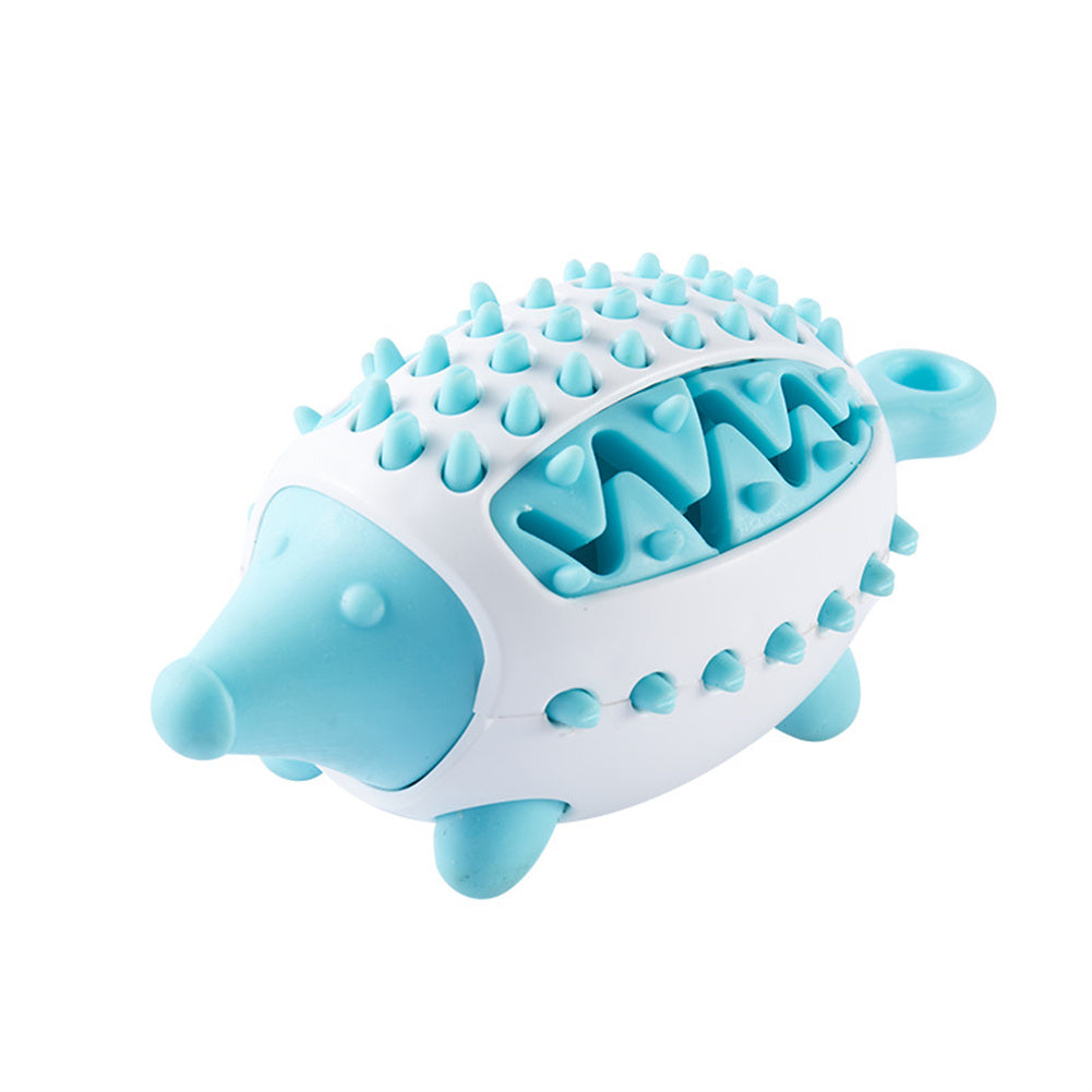 Slow Feeder Dog Enrichment Toy Hedgehog - Green/Blue