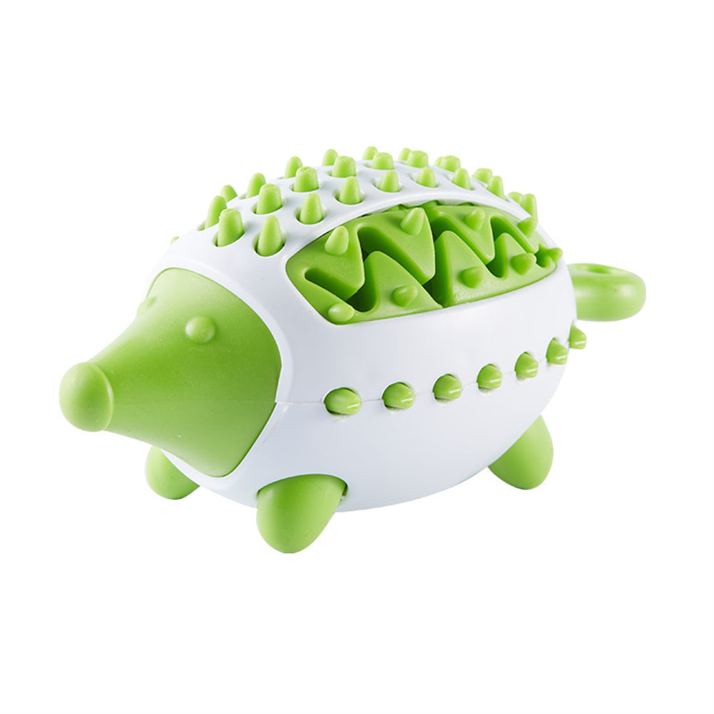 Slow Feeder Dog Enrichment Toy Hedgehog - Green/Blue