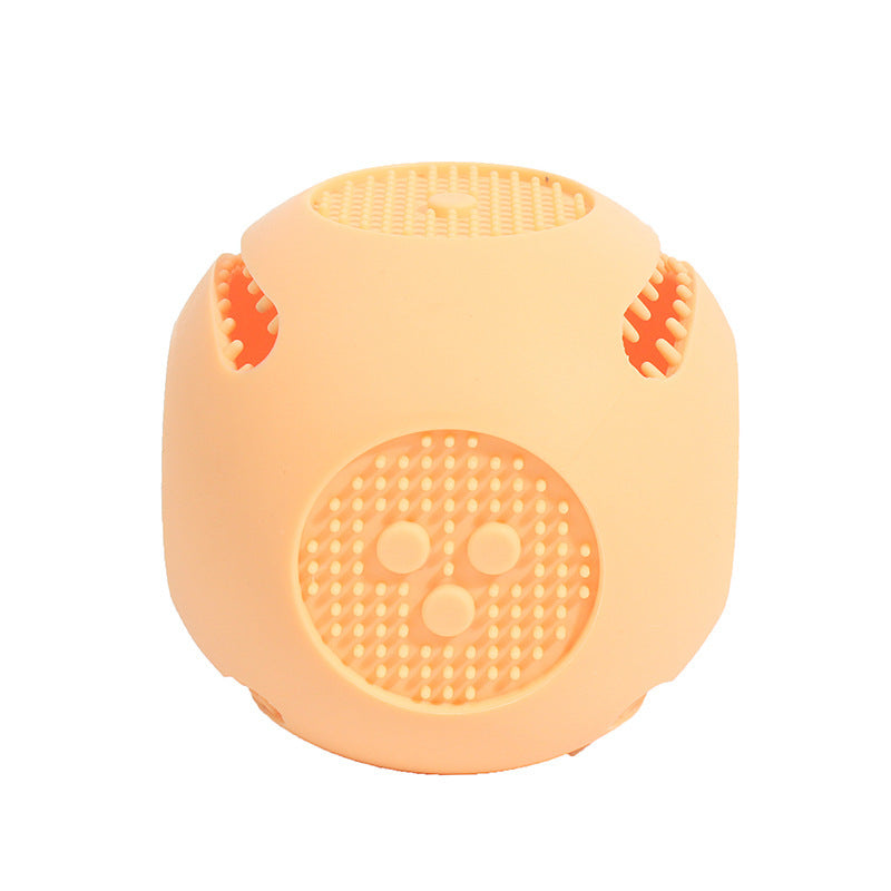 Pastel Dog Enrichment Ball - Blue/Green/Yellow