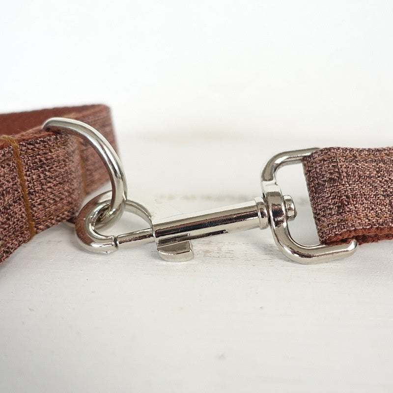 Luxury Double Layer Bow Collar and Leash Set