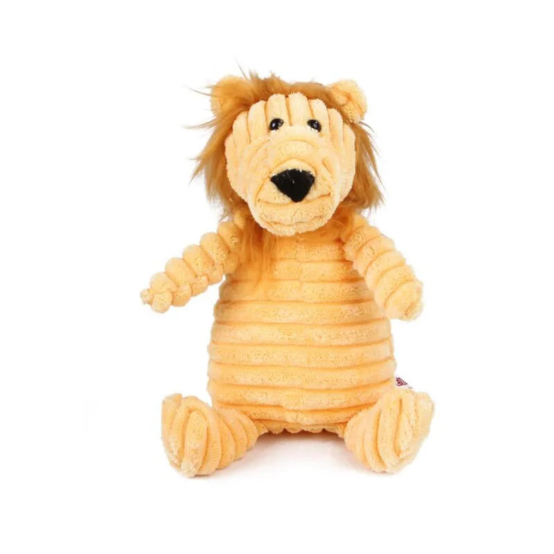 Bite Resistant Squeaky Corduroy Dog Toy