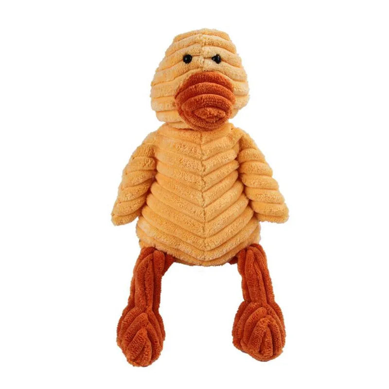 Bite Resistant Squeaky Corduroy Dog Toy