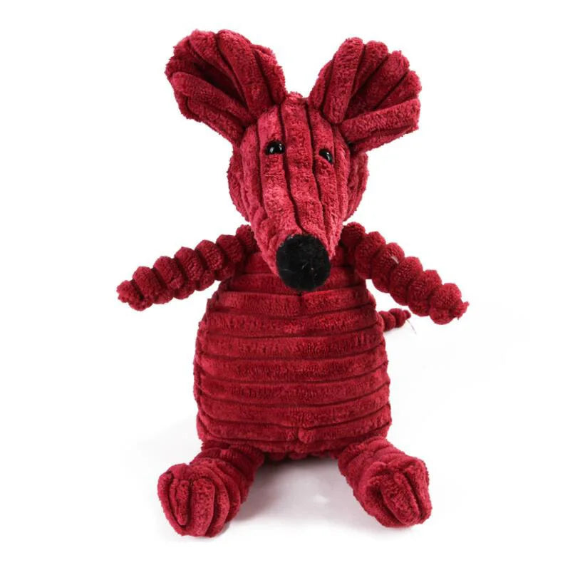 Bite Resistant Squeaky Corduroy Dog Toy